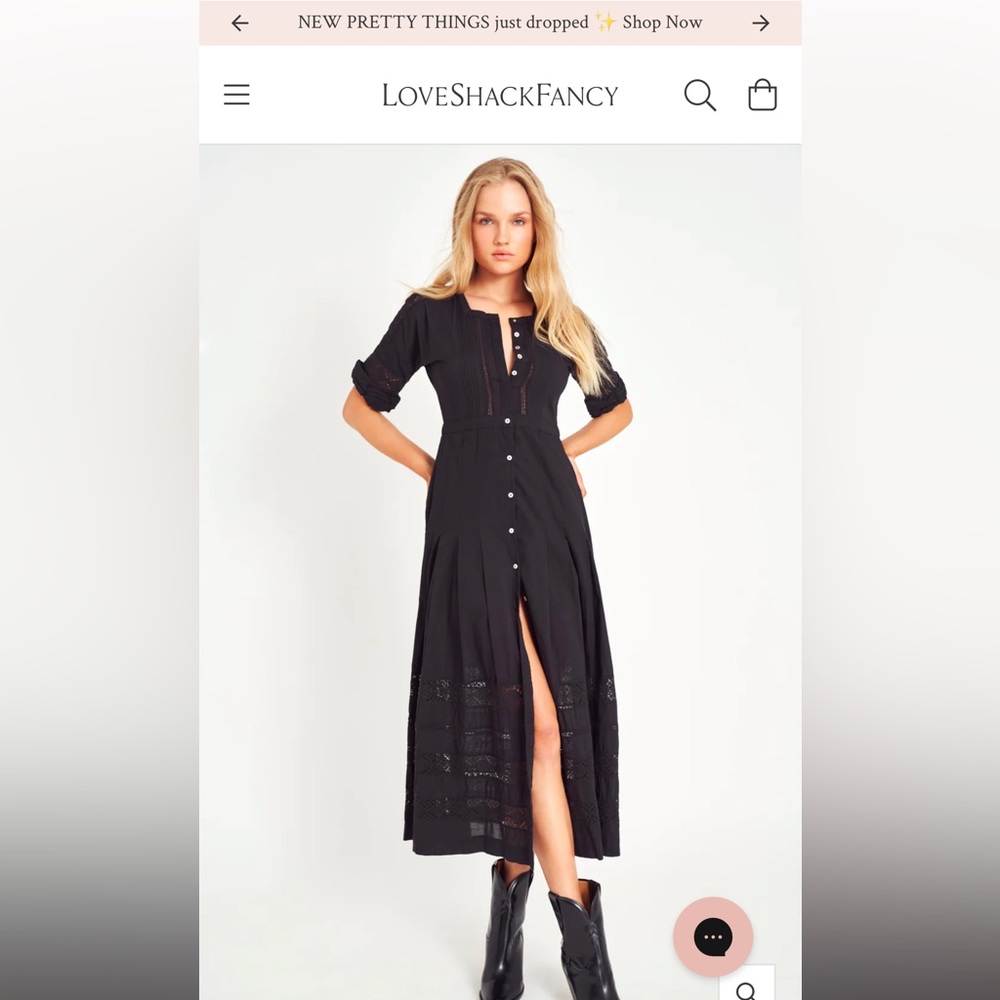 Loveshackfancy Edie dress NWT size Xs